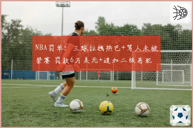 NBA罚单：三球拉拽热巴+骂人未被禁赛 罚款6万美元+追加二级恶犯